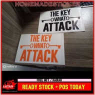 Sticker Motor The Key What Attack 1 Pcs