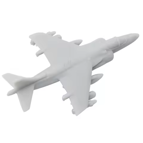 5PCS AV-8b Harrier Fighter with Landing Gear Opening Wing Battle-aircraft Fighting Aeroplane 1/2000 
