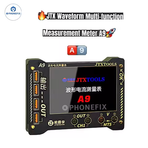 JTX A9 Waveform Multi-function Measuring Meter for Mobile Phone Battery Charger Circuit Fault Detect