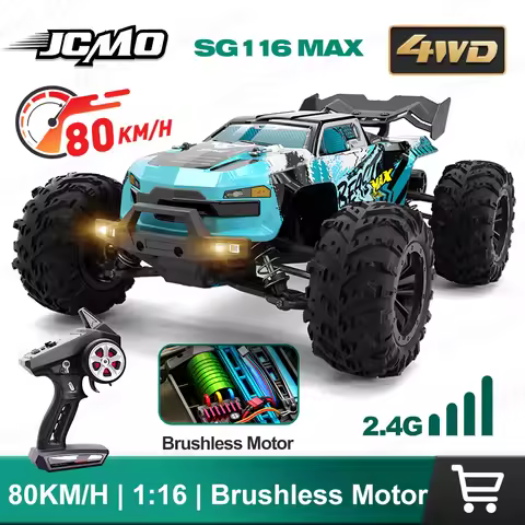 SG116MAX 80KM/H High Speed RC Car Brushless 4WD Off-Road Drift Remote Control Car 1:16 Professional 