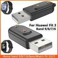 Mini Charger For Huawei Watch Fit 3/2/Mini Portable USB Charger for Huawei Band 9 8 7 6 Pro Magnetic