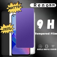 9H Frosted Anti-Blue Light Tempered Film FOR Reno 13 13F 12F 11F 8 Pro 5G 8Z 8 7Z Reno 2Z 2F R15 Fin
