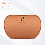 NAILI | ที่พิงศีรษะและพยุงหลังจากหนังสำหรับ Porsche Cayenne Macan Panamera 718