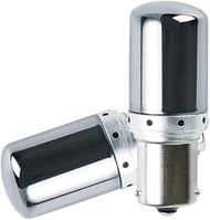 BL-4014S144R S25 LED Turn Signal, Single 180 Degree, Stealth Amber, 48 W, 3,000 Lm, Compatible with 