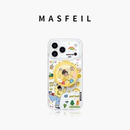 MASFEIL | เคสตั้งได้มีแม่เหล็กสำหรับ iPhone 17Promax 16Pro 15pm บาง
