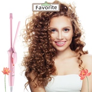 FAVORITEGOODS Mini Hair Curling Iron, Professional Electric 9mm Curler Wand, Ceramic Superfine Small