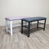 【拜爾家居】貓抓皮穿鞋椅