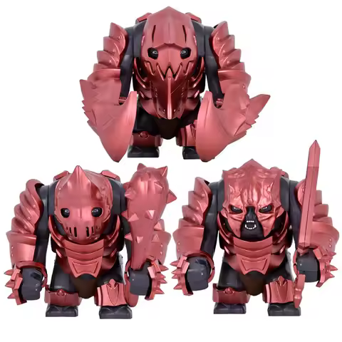 MOC Anime Mini Bricks Toys Dolls Assembly Delicate Model Building Blocks Action Figures Compatible W