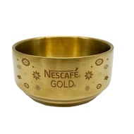 New Limited Edition Nescafe Gold Bowl 不锈钢 金色 饭碗 Nescafe Collectible Gold color Steel Bowl