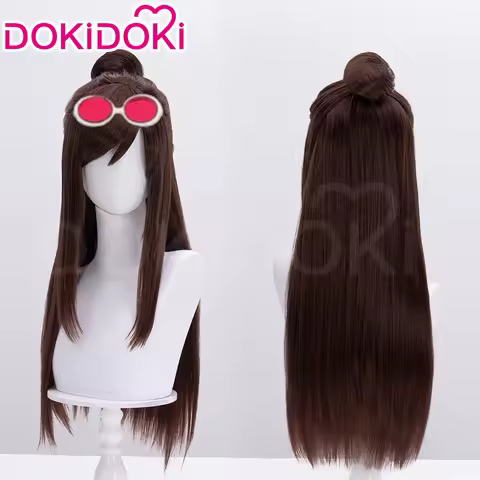 IN STOCK Houzuki Akane Wig Game Ace Attorney DokiDoki Women 60cm Long Hair Houzuki Akane Cosplay Fre
