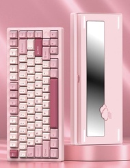 Wob Rainy75 Keyboard Tri Mode Customized Mechanical Keyboard Wireless Bluetooth Cnc Aluminum Rgb Gas