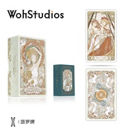 Moravia Tarot Mucha Style Card Weite Series Original Genuine Pan Weite 78 Star Diamond Card Set