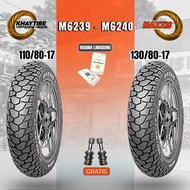 Maxxis 110/80 + 130/80 Ring 17 Tubeless Adventure Motorcycle Tire Package