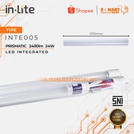 INLITE INTE005 24W PRISMATIC LED TL Lamp White LED Tube Integrated 24watt