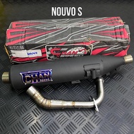 🔥EXHAUST NOUVO S 26MM BRAND CHANSPEED 🔥EKZOS CUTTING STANDARD NOUVO S NOUVO MX
