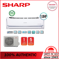 Sharp Air Conditioner  J-Tech Inverter R32 5 Star Energy Rating 1.0HP AHX9VED2 / 1.5HP AHX12VED2