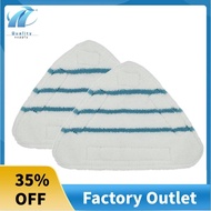 2Pcs Steam Mop Replacement Pads Triangle Washable Cloth Microfiber Steam Mop Pads Mop Head Pad Steam