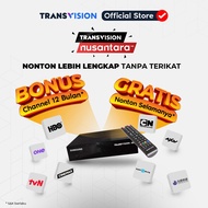 STB Receiver TV DTH Transvision Nusantara HD – Bonus Channel Free to View Selamanya