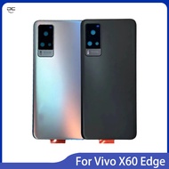 Back Battery Cover For Vivo X60 Edge Back Door Battery Rear Case Housing Cover V2045 Camera Lens