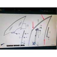 Rubber Run Channel Rail Window Glass Front Rear Door CRV RD Gen 2