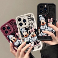 Sporty Mickey Minnie Mouse Phone Case For OPPO A3S A5S A55 A57 2022 A79 A74 A94 A72 A83 F9 F11 Pro F
