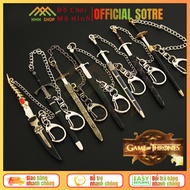 [9 MODELS] Game of Thrones game keychain 9cm