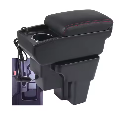 Car KIA RIO Armrest box﻿ central content store case console storage elbow support rest arm