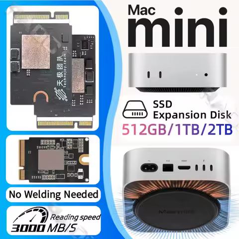 Mac MINI-SSD supports MAC Mini M4 models 1tb/2tb expansion ssd components Hard Drive Upgrade and Exp