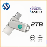 HP 1TB 2TB OTG Pen Drive Type-C Pen Drive Memory Stick for Android PC Support iPhone16/15/iPad