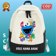 Cookie Monster school bag