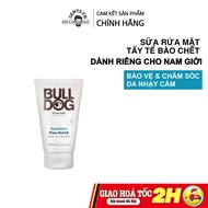 Sữa rửa mặt tẩy tế bào chết cho nam có làn da nhạy cảm Bulldog Skincare Sensitive Face Scrub 125ml