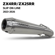 Arrow Pro-Race-GR1 exhaust kit slip on line for kawasaki zx25rr zx4rr zx25r zx4r 2023-2026