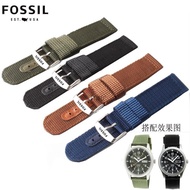 18mm 20mm 22mm 24mm canvas Strap for Fossil FS5237 FS5132 FS5241 Watch Band Men Women Casual Nylon B