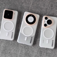 Translucent magnetic phone case Realme 14 Pro+ 14X C73 V60 Pro GT 7 Pro NEO 7 7SE 7X Ultra thin heat