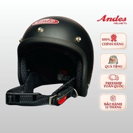 Andes 111 -3s111 3/4 head helmet with visor for men and women riding motorbikes