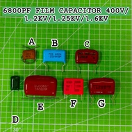 6800PF FILM CAPACITOR 400V/1.2KV/1.25KV/1.6KV