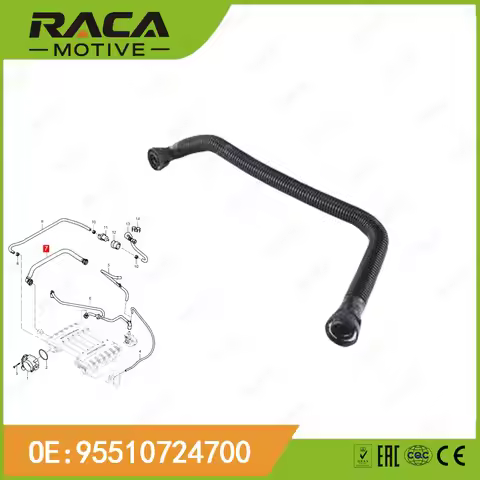 Engine Crankcase Ventilation Hoses for Porsche Cayenne 92A 2010-2017 Cayenne 9Pa 2002-2010 3.6 Displ