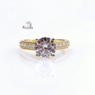 Titanium Zircon Ring I Engagement Ring