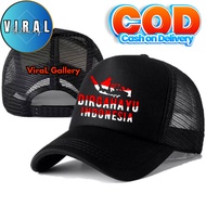 ViraL Gallery Trucker Hats DIRGAHAYU INDONESIA - Distro Hats DIRGAHAYU INDONESIA Logo - Premium PETA