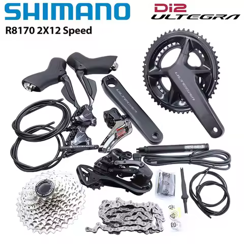 Shimano Ultegra Di2 R8170 2x12s Road Disc Brake Groupset Electronic Product Groupset include R8150 F
