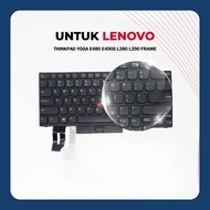 Laptop KeyboardOriginal Lenovo Thinkpad Yoga e480 e490s l380 l390 Frame