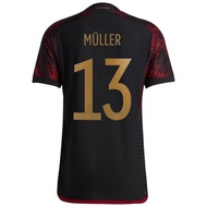 22-23 World Cup Germany Away Football Jersey Reus Havertz Muller Gnabry Sane Tee Unisex Player Version เสื้อกีฬาชาย เสื้อกีฬาผู้ชาย ชุดฟุตบอลผู้ชาย เสื้อฟุตบอล