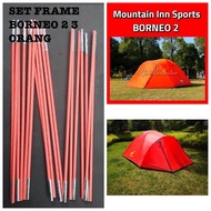 TENDA Set of 3 person tent frame tent frame tent frame