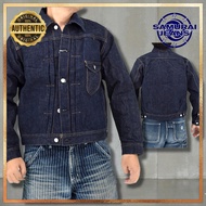 Samurai Jeans 18oz Ai Plus Sakura Selvedge Denim Jacket S101AX-SAKURA [Direct from Japan]