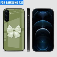 Latest Glass Case 2026 for Samsung A27 glossy for Samsung A27 Case for Samsung A27 Glass for Samsung