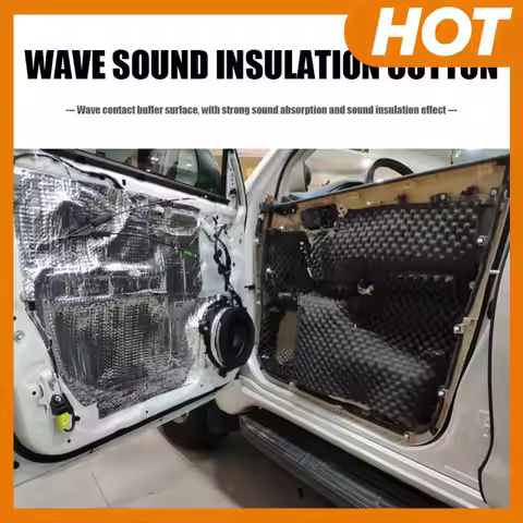 18mm Thick Car Sound Proofing Foam Anti Noise Insulation Sound Deadening Mat Convenient Replace Car 