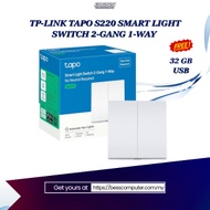 TP-LINK TAPO S220 SMART LIGHT SWITCH 2-GANG 1-WAY