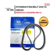 HYJNDAI KIA Original Fan Belt 25212-2B020 Size 6PK1257 (1PC) Applicable for CERATO K3-1.6 ELANTRA MD