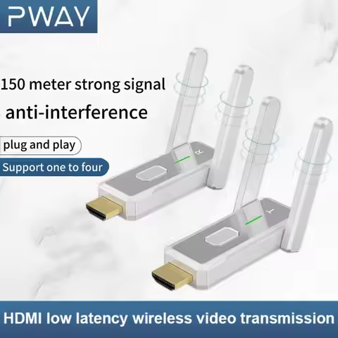 1080P 150M Wireless HDMI Audio and Video Transmitter Receiver Extender Camera Laptop PC PS3/PS4 To T