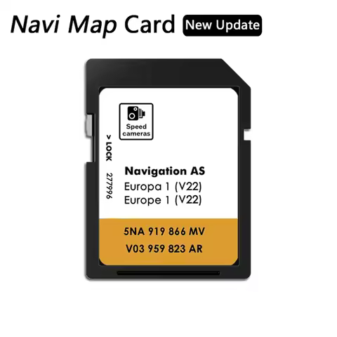Updated Maps UK Europe Sat Nav SD Card for VW Tiguan Golf Passat Navigation GPS Map Version 2025 New